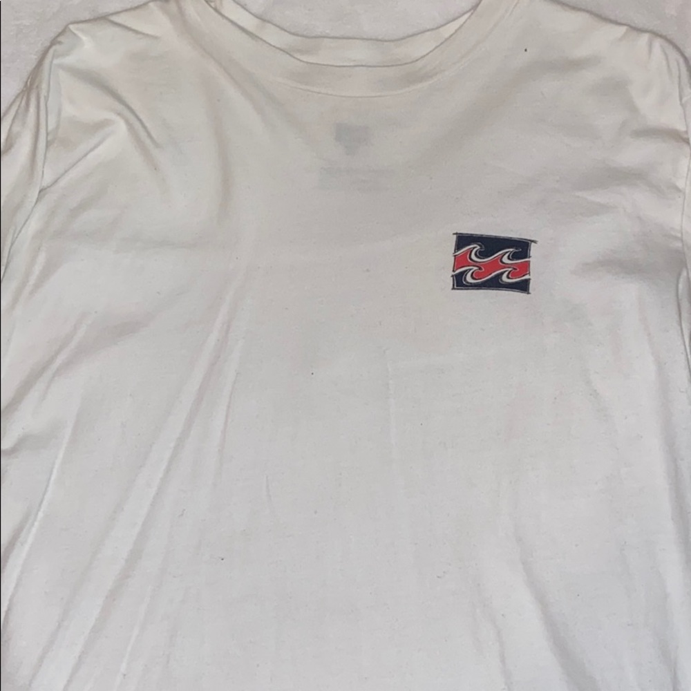 White 4th of July Billabong Long Sleeve